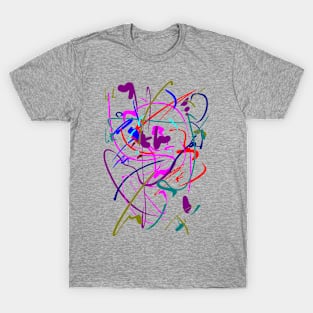 Abstract Color Painting T-Shirt